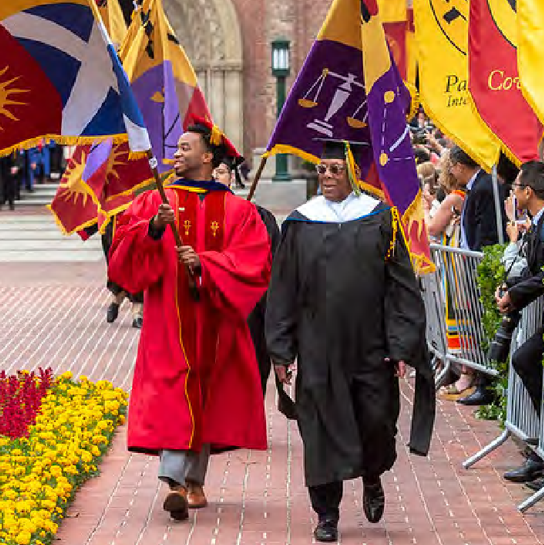 USG graduation procession